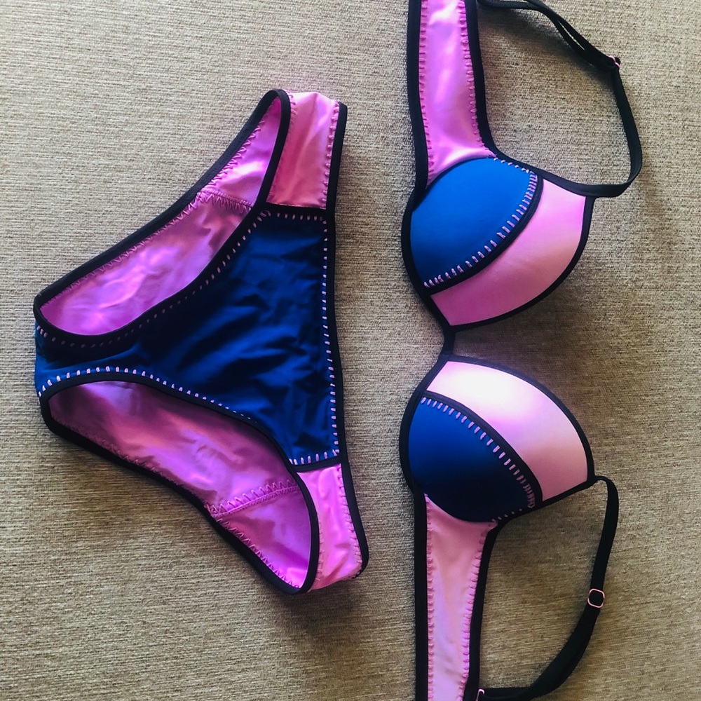 Victoria secret color block swimsuit